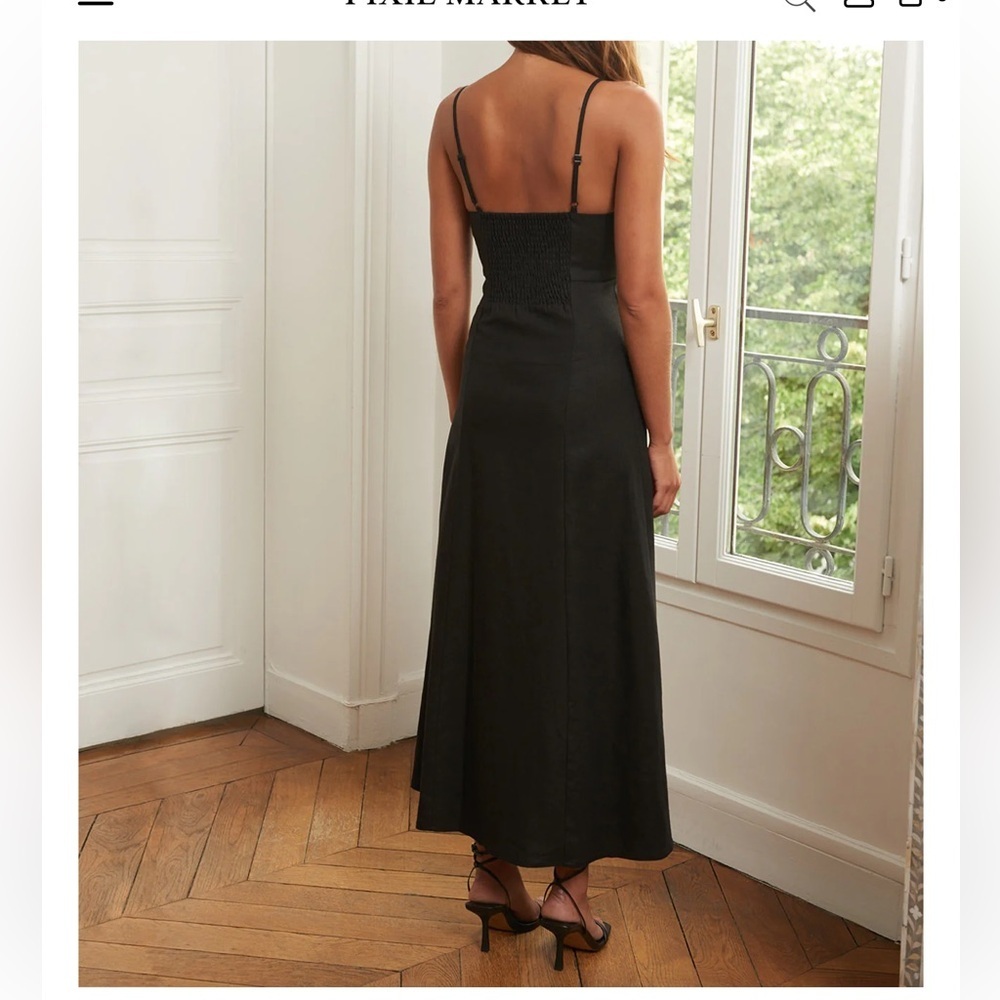 Pixie Market OLIVIA RING LINEN DRESS -BESTSELLER - Picture 7 of 7